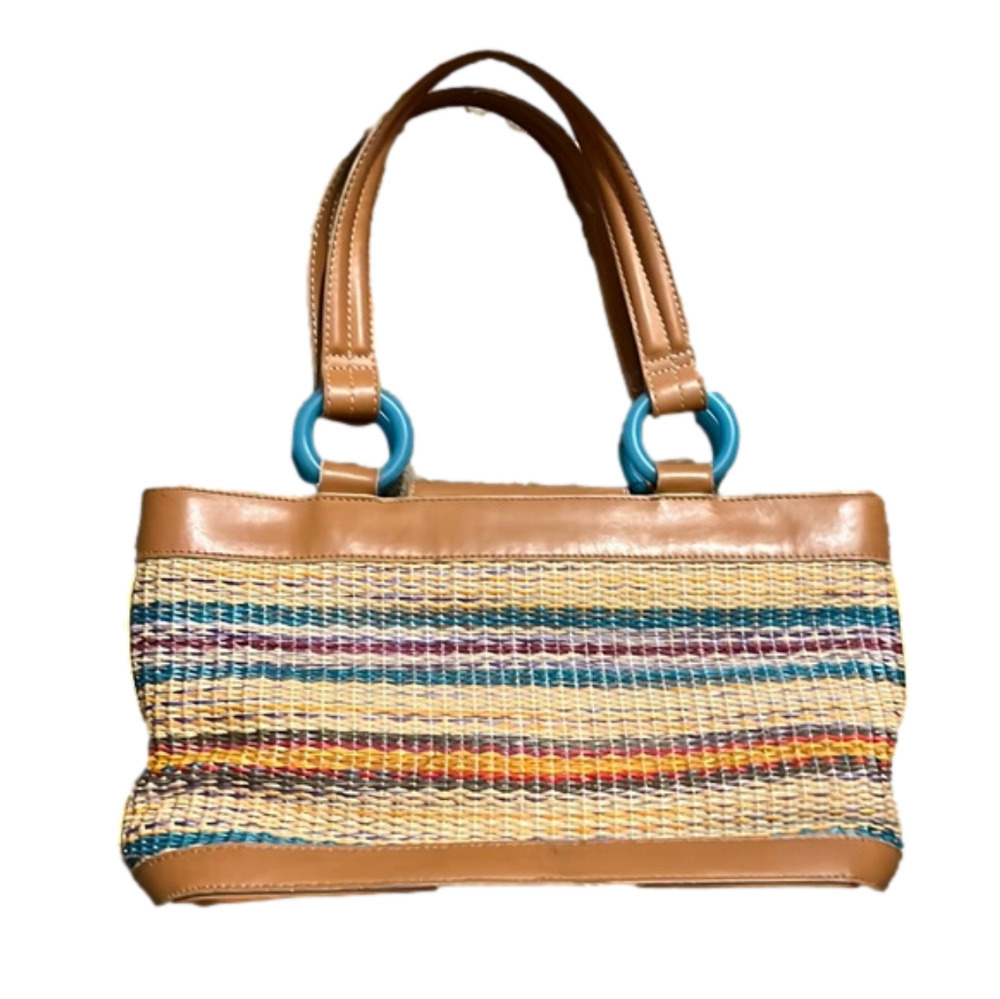Maxx New York wicker purse